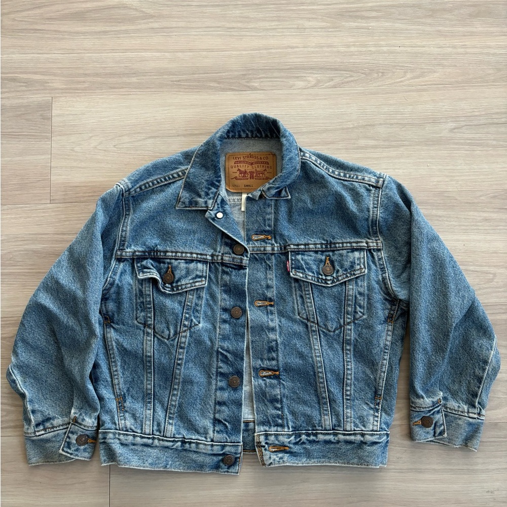 Levi’s VtG Blue Kids Denim Jacket size Small 8/10y